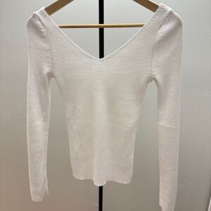 Mango Soft Cream Knit Sweater
